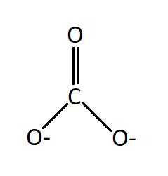 Draw the Lewis structure for carbonate ion, ${\\text{CO}}_{\\text{3 ...