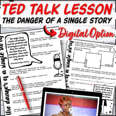 TED Talk Lesson (The Danger of a Single Story) with DIGITAL OPTION ...