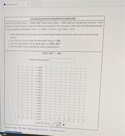 Solved Solving Exponential Equations Graphically Given the | Chegg.com