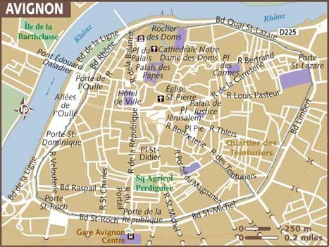 Map of Avignon Avignon, St Pierre, Rhone, Travel Infographic, Infographics, Roman Aqueduct ...