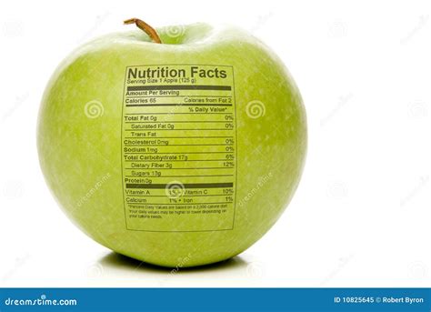 Apple Nutrition Facts stock image. Image of groceries - 10825645