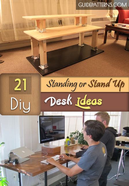 21 DIY Standing or Stand Up Desk Ideas | Guide Patterns