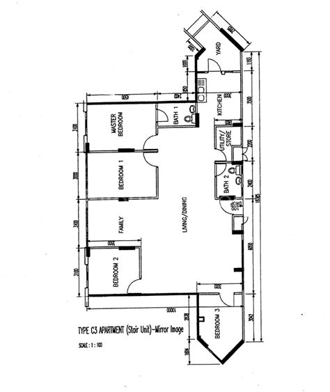 HDB floor plans rare layouts - The world of Teoalida