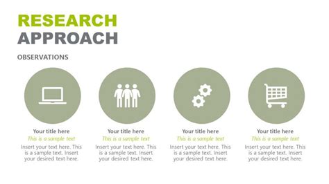 Research Approach Infographic Slide Design - SlideModel