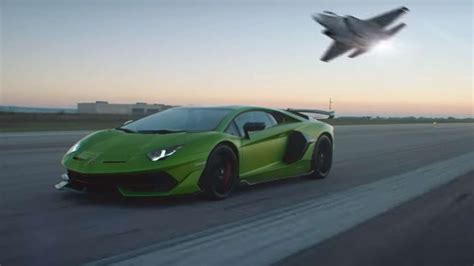 Badass Lamborghini Aventador SVJ Promo Video Compares it to a Fighter Jet