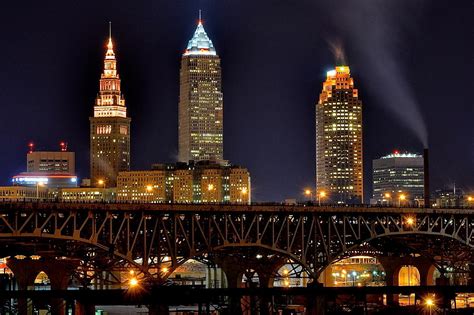 Cleveland Skyline Wallpaper - WallpaperSafari