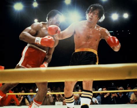 Carl Weathers and Sylvester Stallone in Rocky II (1979) | Rocky ii, Sylvester stallone, Rocky film