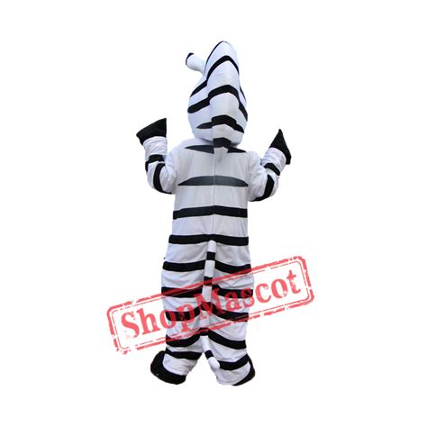 Madagascar Zebra Marty Mascot Costume