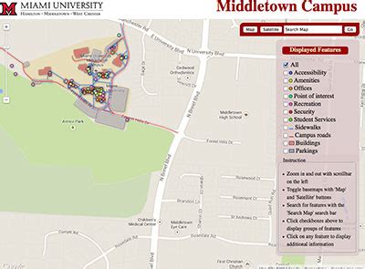 New map of Miami Middletown pushes seamless technological culture - Miami University