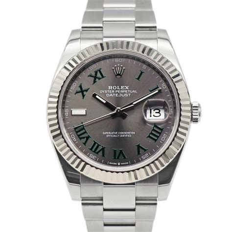 Rolex Datejust 41 Stainless Steel Fluted Bezel Oyster Bracelet ...