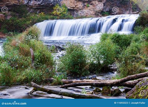 Willow River State Park Waterfall Stock Image - Image of flowing, travel: 11693323