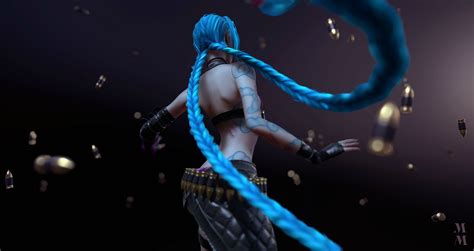 Jinx League Of Legends Blue Hair Wallpaper,HD Games Wallpapers,4k Wallpapers,Images,Backgrounds ...