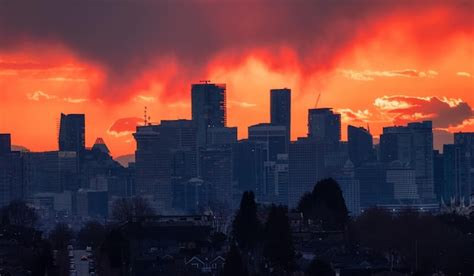 Premium Photo | Vancouver city and downtown building skyline