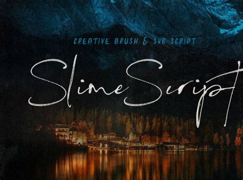 Slime SVG Script Font by Deeezy on Dribbble