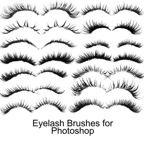 the eyelashes brushes for photoshop