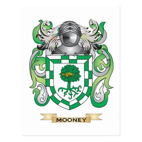 Mooney Coat of Arms (Family Crest) Postcard | Zazzle