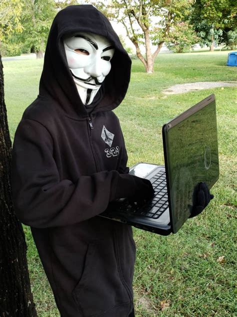 Anonymous Costume Mask Hacker Mask Halloween Hacker Mask - Etsy