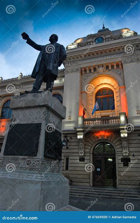 Statue of Alexandru Ioan Cuza Stock Photo - Image of statue, university ...