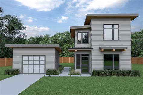 Small Modern Home Plan with Detached 1-Car Garage - 280097JWD | Architectural Designs - House Plans