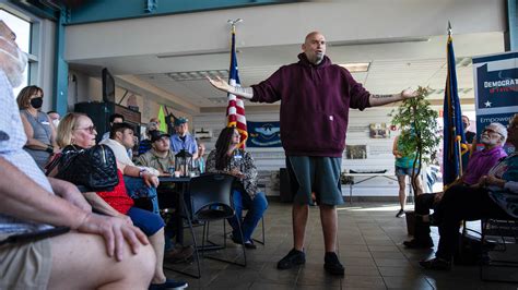 John Fetterman: The left-leaning Pennsylvania politician in gym clothes. - The New York Times