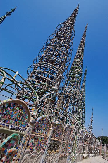 Photo: Towers. Watts, Los Angeles, California, USA.