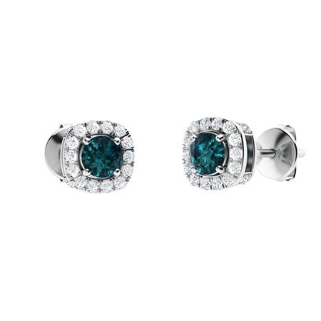 Blue Diamond Earrings For Women | Earrings | Diamondere (Natural ...