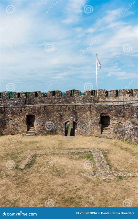 Inside Totnes Castle, Totnes Devon UK Editorial Stock Image - Image of fortress, tourist: 253207094