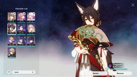 Honkai Star Rail – Tingyun build and ascension guide