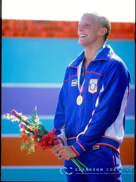 Steve Redgrave rowing for Great Britain won gold medals at five ...