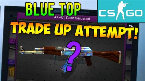 CS GO Trade Up: AK-47 Case Hardened Blue Top Attempts! (CS:GO Rare ...