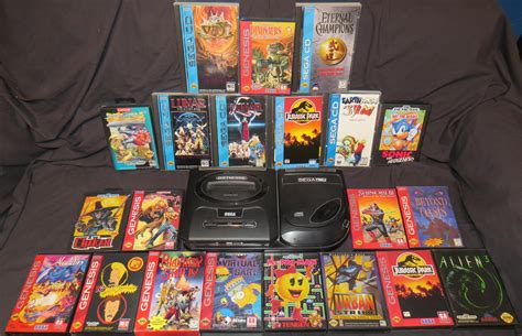 Sega Genesis And Sega CD Game Collection by Malidicus on DeviantArt