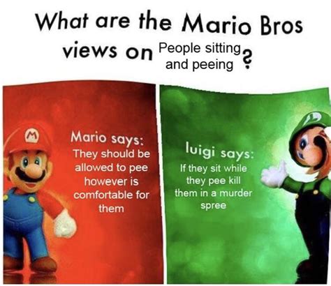 Mario Vs. Luigi : r/memes