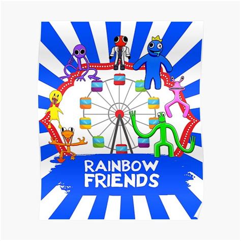 Rainbow Friends Odd World Premium Matte Vertical Poster