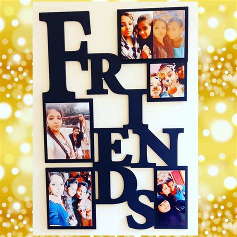 Customised Photo Frame for Friends | Best Birthday Gift - Homafy