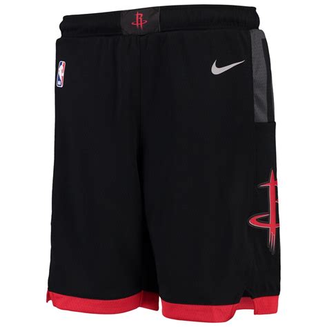 Nike Houston Rockets Youth Black Swingman Statement Shorts