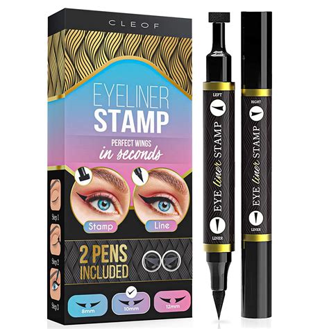 Eyeliner Stamp – Winged Eyeliner in Seconds – Easy to Use, Waterproof & Smudge Proof, Long Lasti ...