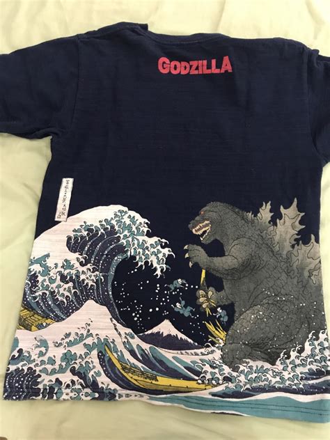 Godzilla shirt from japan, Men's Fashion, Tops & Sets, Tshirts & Polo Shirts on Carousell