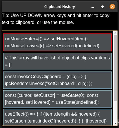 GitHub - savannahar68/ClipboardHistory: Clipboard Manager using Electron