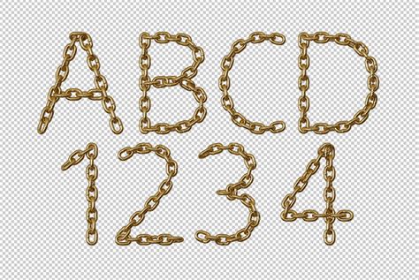 Golden Chain Font - Glamorous OpenType Typeface | Handmadefont.com