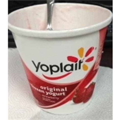 Yoplait Original Frozen Yogurt, Strawberry: Calories, Nutrition ...