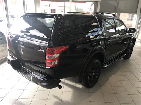 Mitsubishi L200 Barbarian Black Edition in Black with canopy at Richard ...