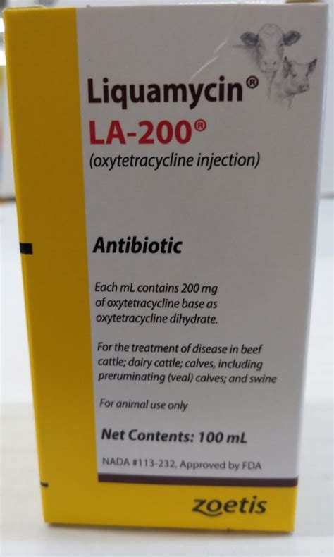 LIQUAMYCIN LA 200 100 ML Expires 12/24