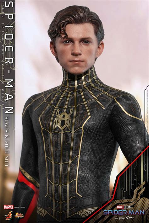 Spider-Man: No Way Home Black and Gold Suit Hot Toys Figure Unveiled