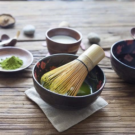 Japanese Matcha Tea Set(3 Pcs) Matcha Bamboo Whisk Tea Spoon, Tea Ceremony Kit-in Grinder ...