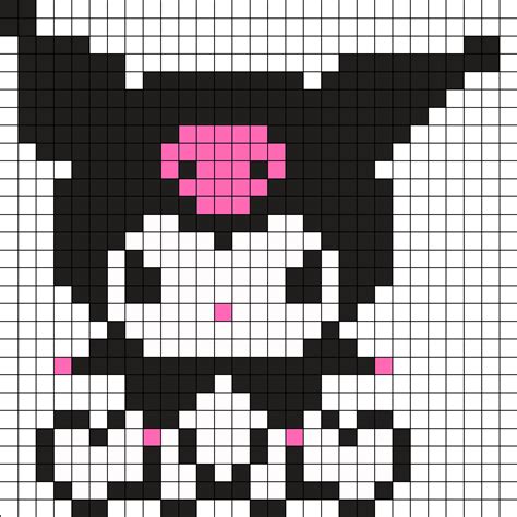 Kuromi Perler Perler Bead Pattern | Bead Sprites | Characters Fuse Bead ...