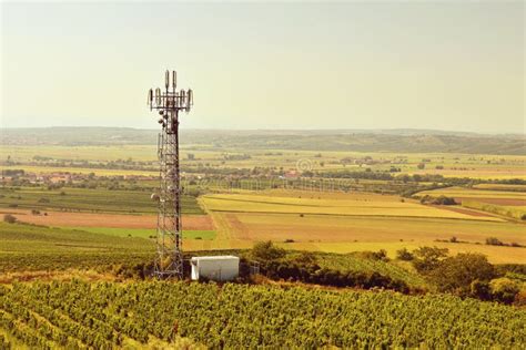 Telecommunication Tower Mast TV Antennas Wireless Technology Stock Photo - Image of phone ...