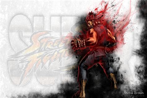 "Super Street Fighter 4 - Raging Demon" by Stevie B | Redbubble