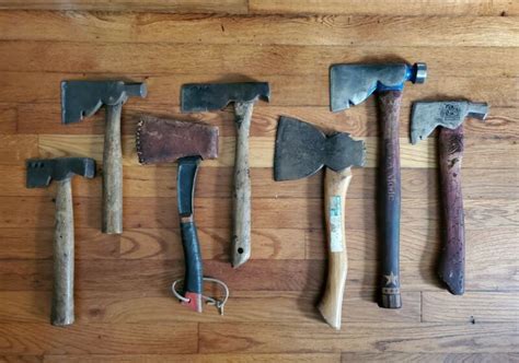 Lot of 7 Vintage/Antique Hatchets USA Japan Hatchet collection unique ...