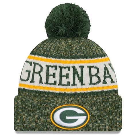 Men's Green Bay Packers New Era Green 2018 NFL Sideline Cold Weather ...