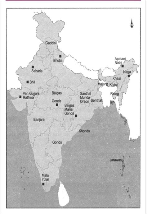 Munda Tribe Map